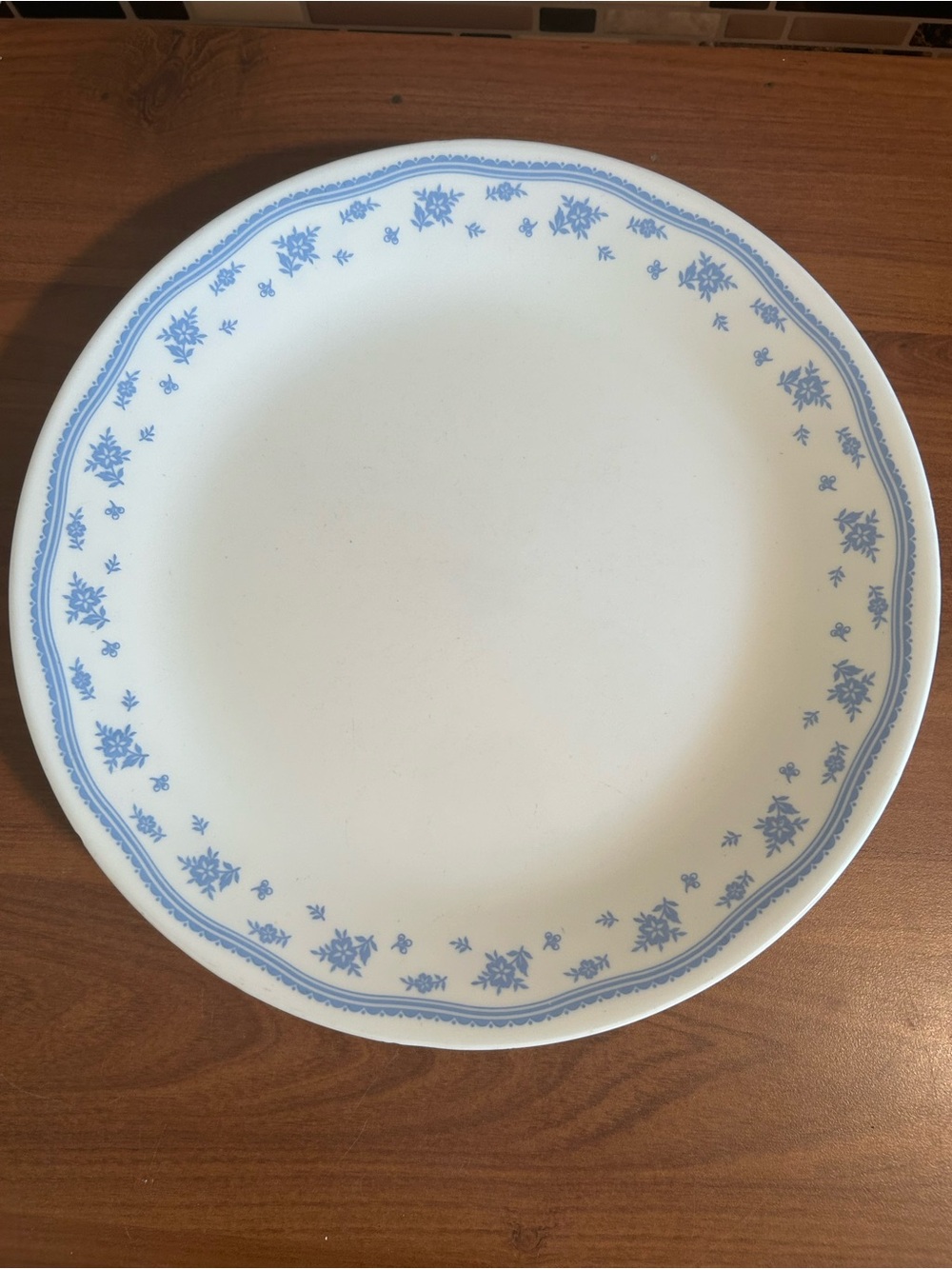 Vintage Corelle Morning Blue Dinner Plates- Set of 5